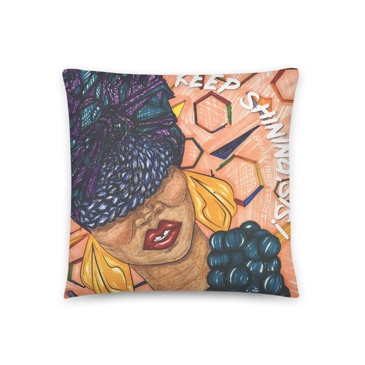 Shine, Sis, Shine Pillow | 18 x 18 in. - Shine In All Shades 