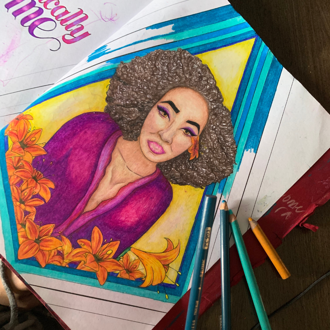 Frizzy Vibes Mini Coloring Book – Shine In All Shades