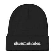 Shine In All Shades Embroidered Beanie